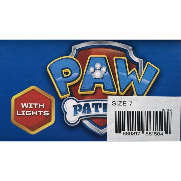 Nickelodeon Paw Patrol Toddler Boys Light Up Sandals Size 7 Navy Blue Open Toe - Picture 11 of 15